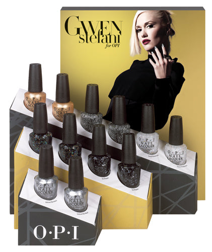 OPI Nail Lacquer - 12PC Display- Nail Effect - Gwen Stefani Holiday 2014 Collection