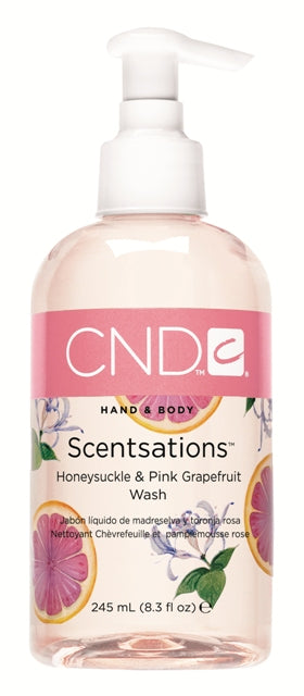 CND Scentsations Wash - Honeysuckle & Pink Grapefruit 8.3 oz.