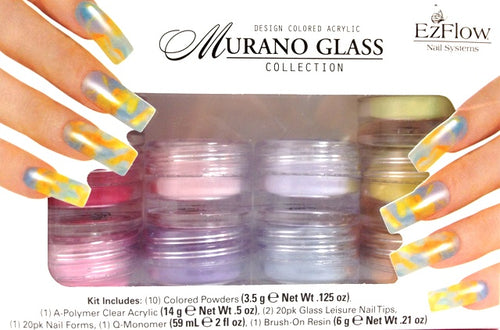 EZ FLOW Design Colored Acrylic Collection Kit - Murano Glass