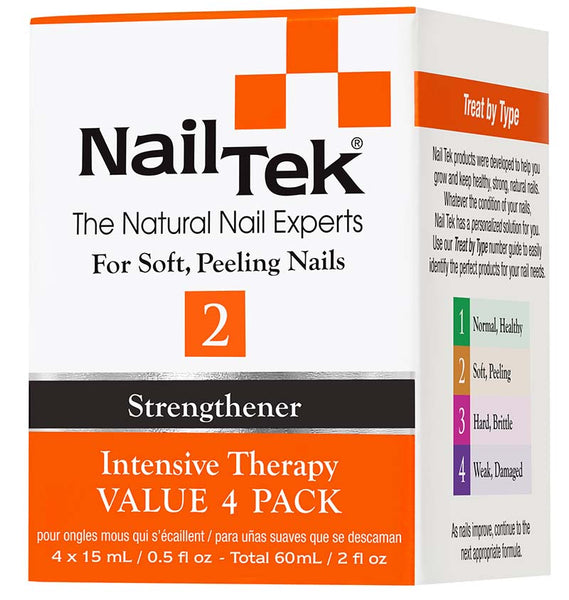 NailTek INTENSIVE THERAPY 2 Pro Pack - 4/0.5 oz