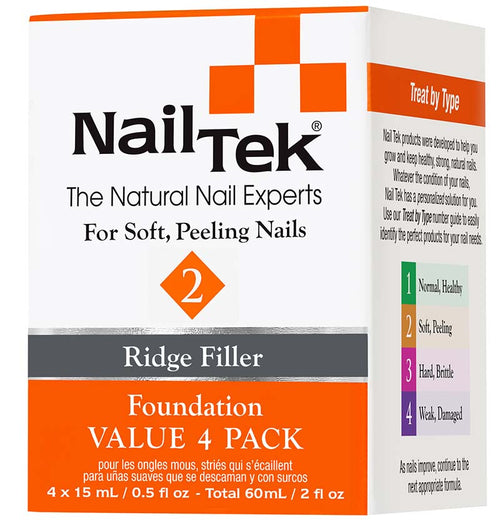 Nailtek FOUNDATION 2 Pro Pack - 4/0.5 oz
