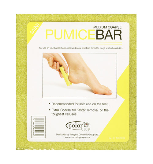 Color Club - Pumice Bar - Medium Coarse 40 Mini Bars