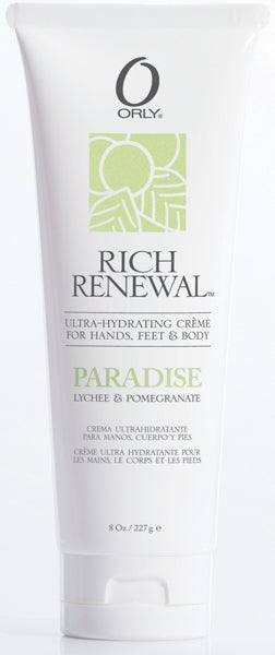 Orly Rich Renewal Cremes - Paradise 8 oz.