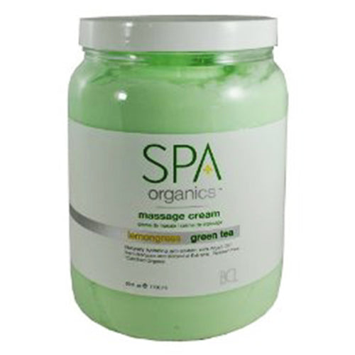BCL SPA - Lemongrass + Green Tea Massage Cream - 64oz