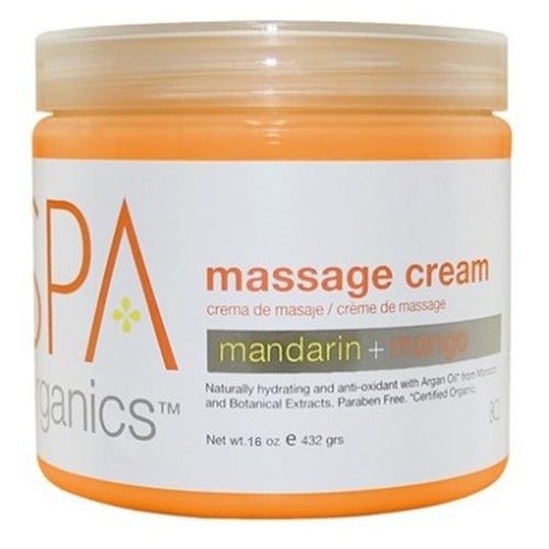 BCL SPA - Mandarin + Mango Massage Cream - 16oz