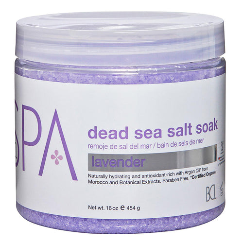 BCL SPA - Lavender Dead Sea Salt Soak - 16oz
