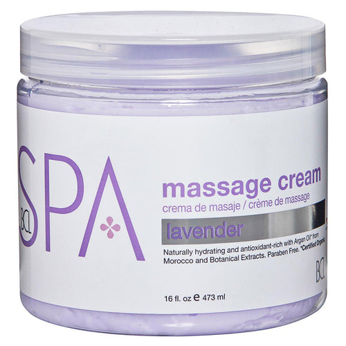 BCL SPA - Lavender Massage Cream - 16oz