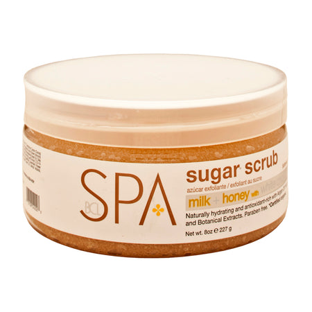 BCL SPA - Milk Honey + White Chocolate Sugar Scrub - 16oz