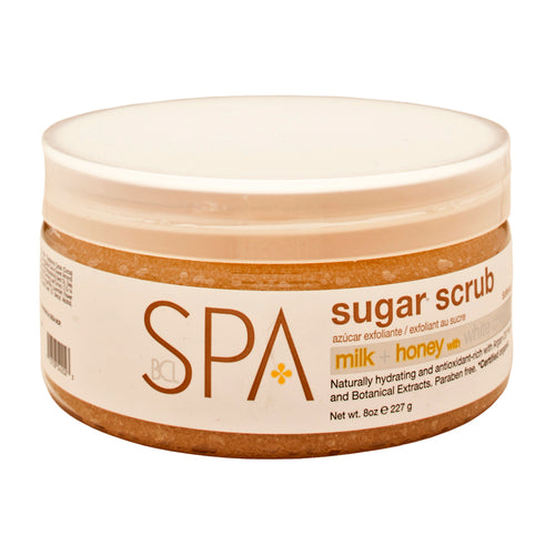 BCL SPA - Milk + Honey with White Chocolate Sugar Scrub - 8oz