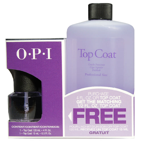 OPI - Top Coat - BUY Top Coat 4oz, GET FREE The Matching Top Coat 1/2oz