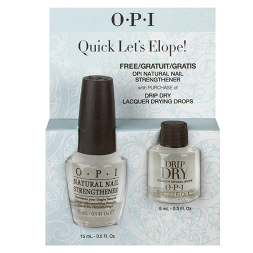 OPI - Quick Let’s Elope! - BUY DripDry, GET FREE Nail Strengthener