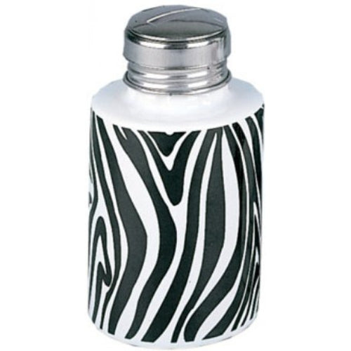 Porcelain Liquid Pump - Zebra Print - 6oz