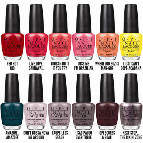 OPI - Brazil 2014 Collection - 12 Bottles