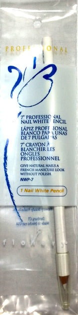 Flowery Professional Nail White Pencil - 7"