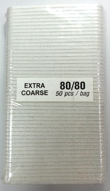 File Grit 80/80 - 50pk