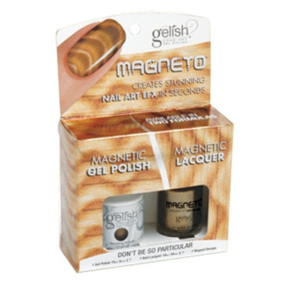 Nail Harmony Gelish - Magneto - Gel Polish and Nail Lacquer - Don't Be So Particular Gold