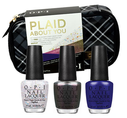 OPI - 3PC Nail Lacquers - Plaid About You